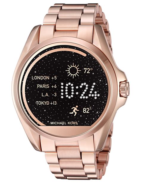 montre connectée michael kors rose gold|Michael Kors watch collection.